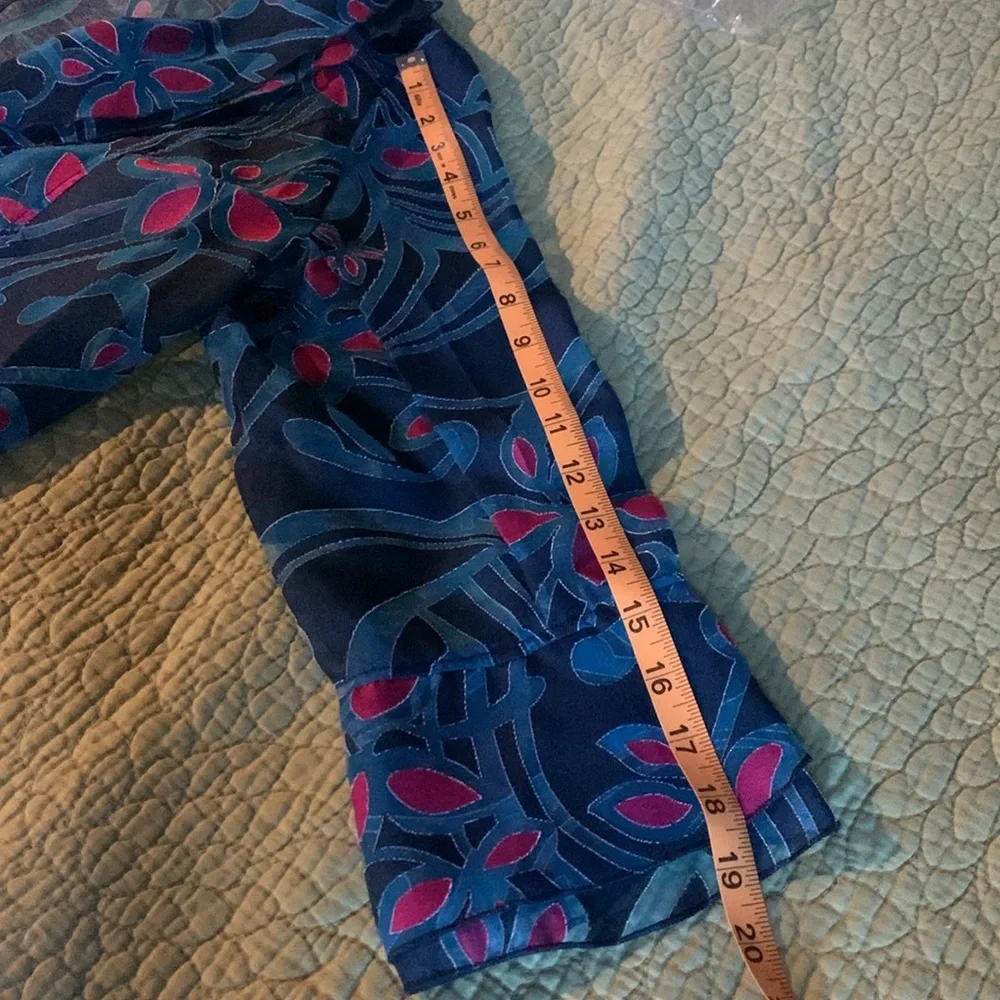 Beautiful Blue & Pink Blazer - Large - Picture 8 of 13